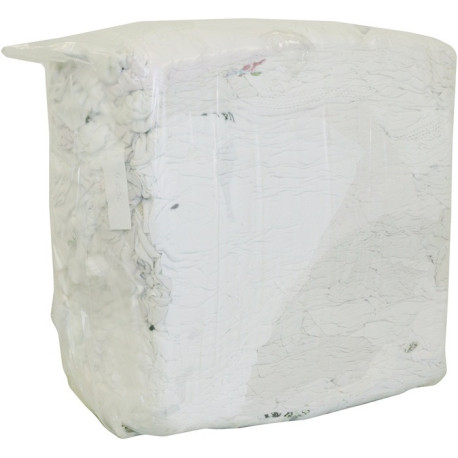 Chiffon de nettoyage tricot WT II coton majoritairement blanc 10kg ELOS