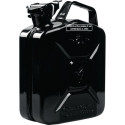 Bidon d'essence 5l tôle d'acier noir RAL 9005 0,9mm L230xL120xH310mm VALPRO