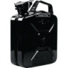 Bidon d'essence 5l tôle d'acier noir RAL 9005 0,9mm L230xL120xH310mm VALPRO