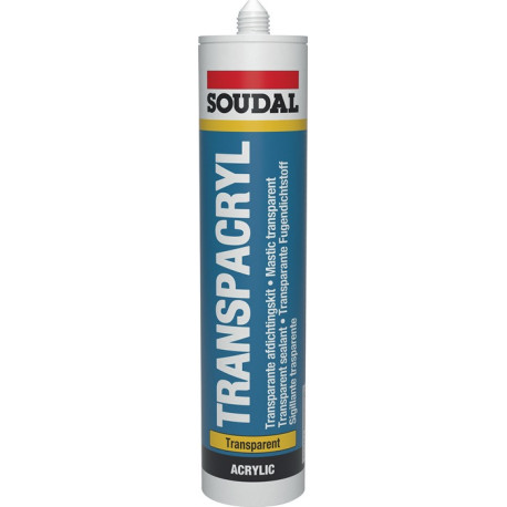 Acrylique Transpacryl 310ml cartouche transparente SOUDAL (Par 15)