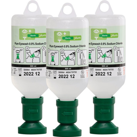Flacon collyre 0,5l 3 ans (flacon non ouvert) DIN EN15154-4 PLUM (Par 3)