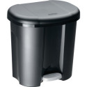Poubelle à pédale TRIO 1x10/2x15l L420xH585mm cuivre noir ROTHO