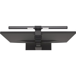 Écran lumineux ABS.Fe noir avec pince LED HANSA