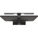 Écran lumineux ABS.Fe noir avec pince LED HANSA