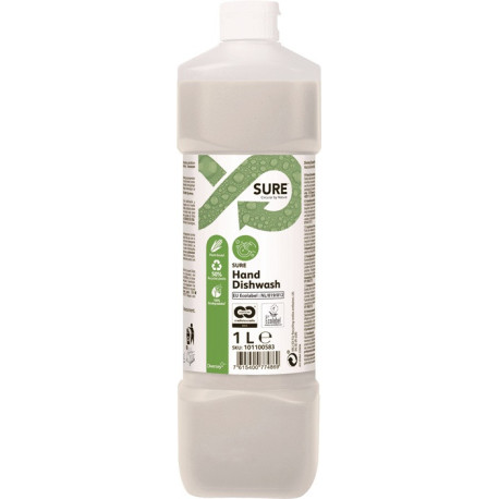 Liquide vaisselle main Lavage main 1l SURE (Par 6)