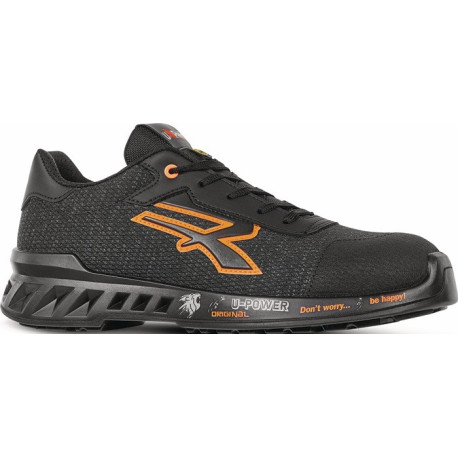 Chaussure de sécurité BRUCE taille 42 W.11 noir/orange S1P SRC ESD EN20345 Nyl.U.POWER