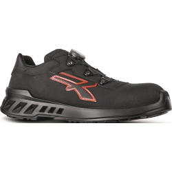 Chaussure de sécurité Caesar taille 42 W.11 noir/rouge S3 CI SRC ESD EN20345 microfa