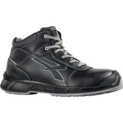 Bottes de sécurité Gaynor taille 45 noir-gris S3 CI SRC ESD EN20345 cuir U.POWER