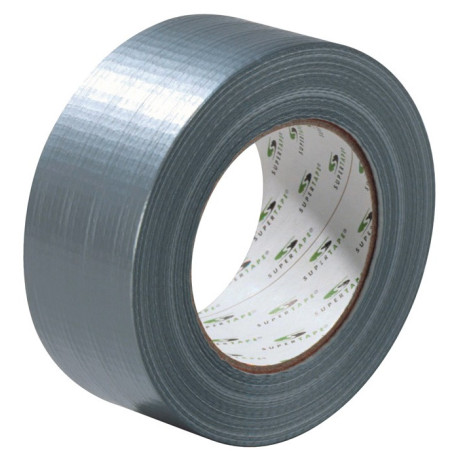 Ruban textile Ducttape ST390 gris argenté L.50m l.48mm Rl.SUPERTAPE
