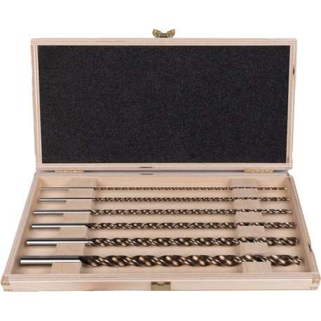 Jeu de forets hélicoïdaux à bois TIMBER TWIST 6 pièces D.3.4.5.6.8.10mm ALPEN