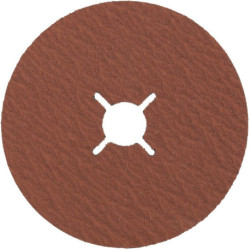 Disque fibre PREMIUM CERABOND X D.125mm acier K.120.grain céramique inox STA (par 50)