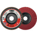 Disque lamelle CERABOND D.125mm K.60 fl.INOX grain céramique TYROLIT (Par 5)