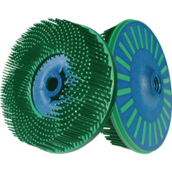 Brosse ronde soleil D.115mm M14 épaisseur fil 1,25mm Ku.K.50 12000min 5 TYROLIT