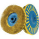 Brosse ronde soleil D.115mm M14 épaisseur fil 1,25mm Ku.K.80 12000min 5 TYROLIT