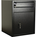Coffre-fort H600xL460xP470mm 71l 1 porte.1 abattant noir ROTTNER