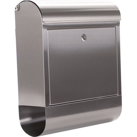 Boîte aux lettres Rondello H.435mm L.385mm P.140mm gris VA DIN C4 ROTTNER