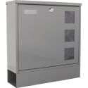 Boîte aux lettres Postale H.380mm L.365mm P.120mm grise STA DIN C4 ROTTNER
