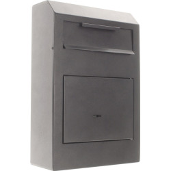 Coffre-fort H380xL250xP115mm 5l 1 porte.1 abattant noir ROTTNER