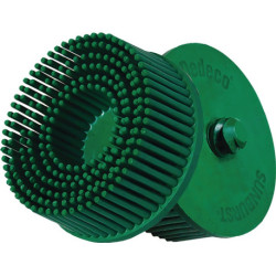 Disque brosse radiale Sunburst D.51mm K.50 A50 XCRS B.51 vert 25000min TYROLIT