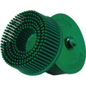 Disque brosse radiale Sunburst D.51mm K.50 A50 XCRS B.51 vert 25000min TYROLIT