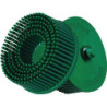 Disque brosse radiale Sunburst D.51mm K.50 A50 XCRS B.51 vert 25000min TYROLIT