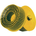 Disque brosse radiale Sunburst D.51mm K.80 A80 CRS B.51 jaune 25000min TYROLIT