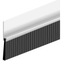 Bas de porte en aluminium avec brosse IBS 80 100cm
