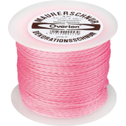 Cordeaux macon PP fluoressant 2,0mm 100m rose Overmann