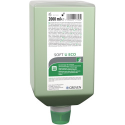 Nettoyant pour les mains GREVEN® SOFT U ECO 2l sans solvant Flacon Vario 2000ml PHYSIODERM