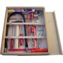 Set outils 13 pièces boite bois