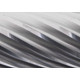 Mini-fraise sur tige de 3 mm, en carbure, forme sphérique cylindrique WRC (bout rond), denture INOX, Forme : WRC 1225, Ø de la tête 12 mm