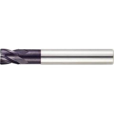 Fraise torique extra courte, type N, en carbure monobloc, UF, revêtement TiAIN, Ø d1 : 8,0 mm, Long. totale l1 60 mm, Long. coupe l2 10 mm