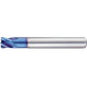 Fraise torique extra longue, type N, en carbure monobloc, K05/K10, revêtement TiAIN-S, Ø d1 : 1 mm, Long. totale l1 40 mm, Long. coupe l2 1,5 mm