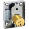 Serrure a pene D25mm rs Zyl.matt.vern.