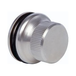 Bouton de porte en verre no. 8566