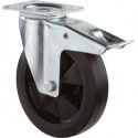 Roulette 200mm avec frein L120.B60.200