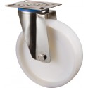 Roue plastique - acier inoxidable --d 150mm 300KG Tragpour
