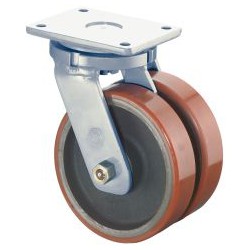 Roulette double pivotante 250 mm