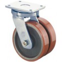 Roulette double pivotante 250 mm
