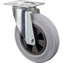 Roulette caoutchouc 125 mm KU