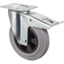 Roulette avec frein .80mm KU