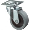 Roue en caoutchouc , roulement 80 mm
