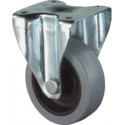 Roulette , Roue Caoutchouc gris Gleitlager 80 mm