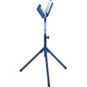 Support pour tubes, matière Barre, hauteur réglable 670/1100 mm