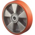 Roue Polyurethane 100mm Guss-Poly/Alu LG.K