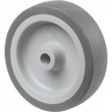 Roue Caoutchouc 100 mm Caoutchouc / plastique LG.G