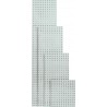 Plaque perforée 1486x457 mm gris clair RAL 7035