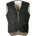Gilet Chaud sans manche Gr.3XL, noir