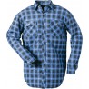 Chemise de travail hiver Taille L, bleu-à carreaux