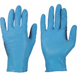 Gants jetables en nitrile Bleu – Sans poudre – Taille?: 9(Box a100St.)